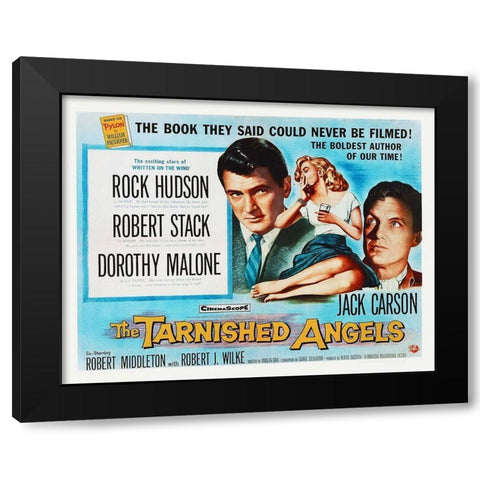 The Tarnished Angels Black Modern Wood Framed Art Print by Hollywood Photo Archive