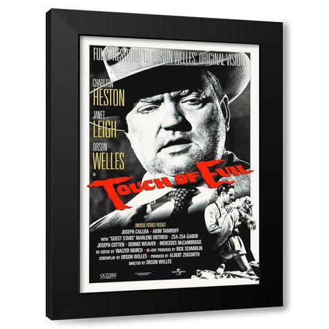 Touch Of Evil Black Modern Wood Framed Art Print by Hollywood Photo Archive
