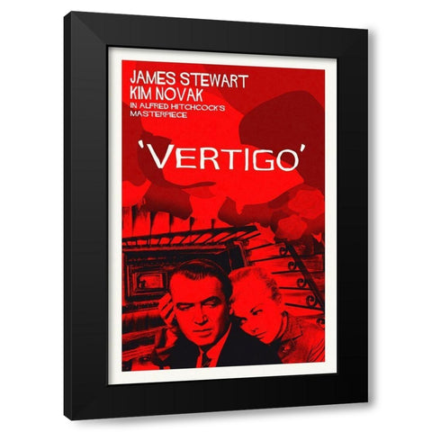 Vertigo Black Modern Wood Framed Art Print by Hollywood Photo Archive