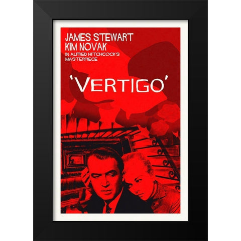 Vertigo Black Modern Wood Framed Art Print by Hollywood Photo Archive