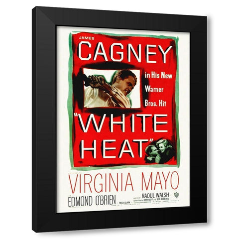 White Heat Black Modern Wood Framed Art Print by Hollywood Photo Archive