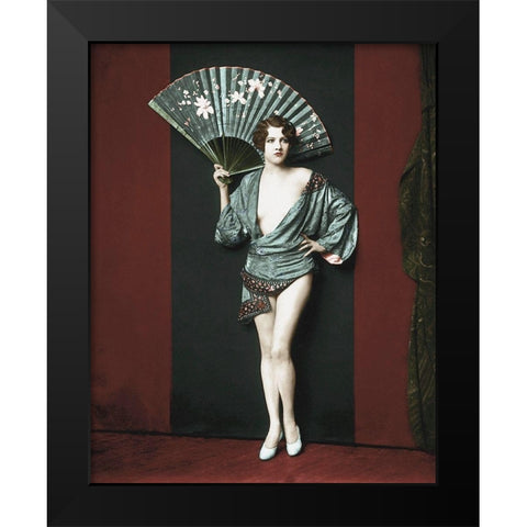 Jean Ackerman Black Modern Wood Framed Art Print by Hollywood Photo Archive