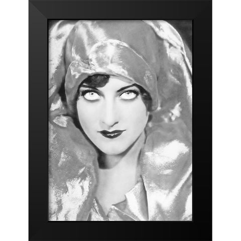 Joan Crawford Black Modern Wood Framed Art Print by Hollywood Photo Archive