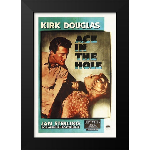 Ace in the Hole Black Modern Wood Framed Art Print by Hollywood Photo Archive