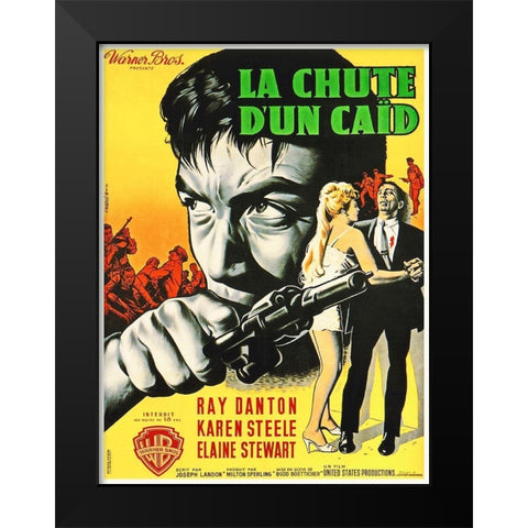 French - The Rise and Fall of Legs Diamond Black Modern Wood Framed Art Print by Hollywood Photo Archive