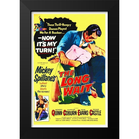The Long Wait Black Modern Wood Framed Art Print by Hollywood Photo Archive
