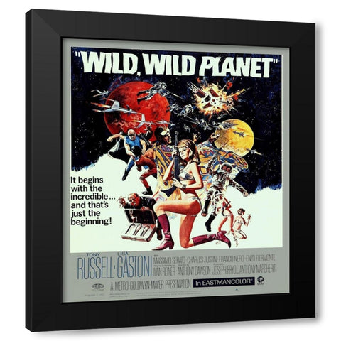 The Wild Wild Planet, 1965 Black Modern Wood Framed Art Print with Double Matting by Hollywood Photo Archive