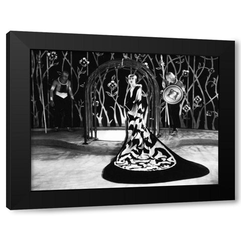 Brigitte Helm - Production Still Black Modern Wood Framed Art Print by Hollywood Photo Archive