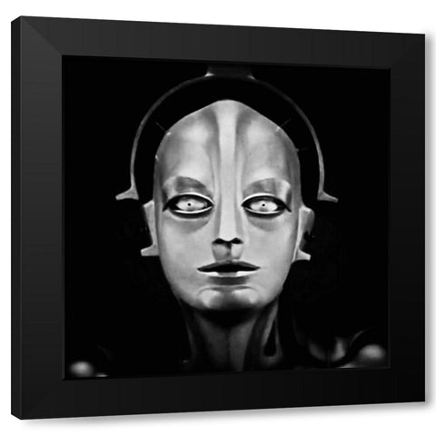 Metropolis - Maschinenmensch - Production Still Black Modern Wood Framed Art Print by Hollywood Photo Archive