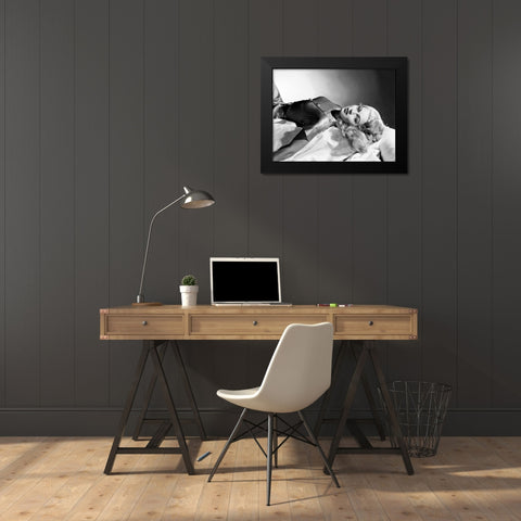 Lana Turner Black Modern Wood Framed Art Print by Hollywood Photo Archive