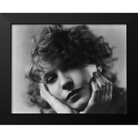 Lili Damita Black Modern Wood Framed Art Print by Hollywood Photo Archive