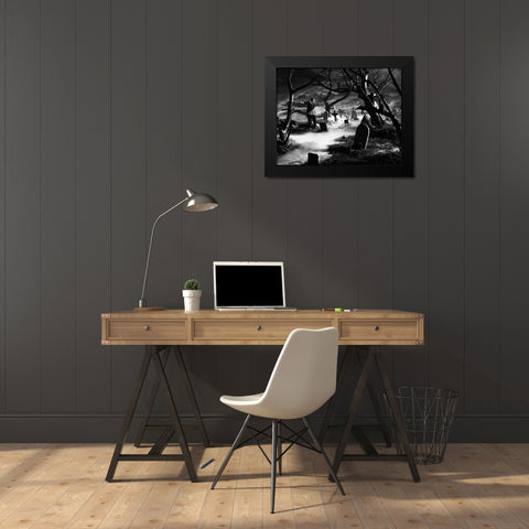 Son of Frankenstein - Bela Lugosi Black Modern Wood Framed Art Print by Hollywood Photo Archive