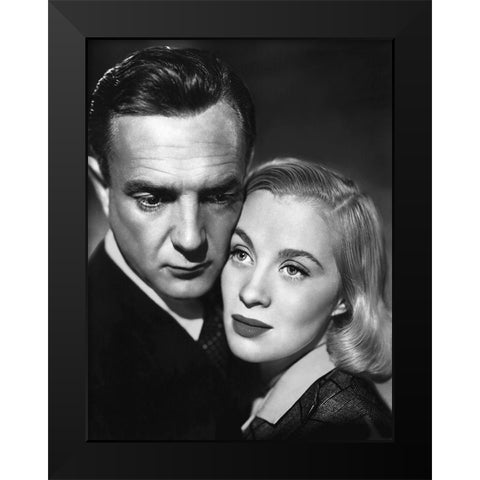 Mai Zetterling Black Modern Wood Framed Art Print by Hollywood Photo Archive