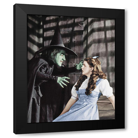 Margaret Hamilton Black Modern Wood Framed Art Print with Double Matting by Hollywood Photo Archive
