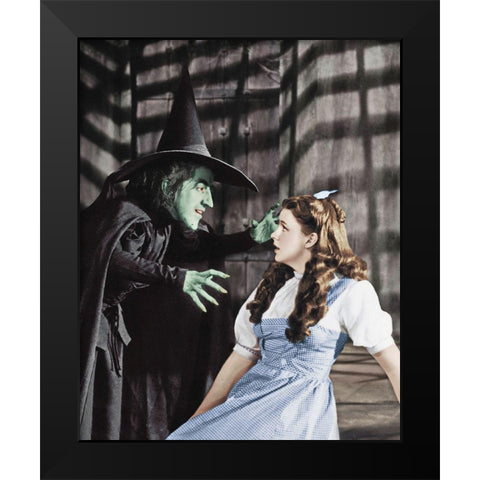 Margaret Hamilton Black Modern Wood Framed Art Print by Hollywood Photo Archive