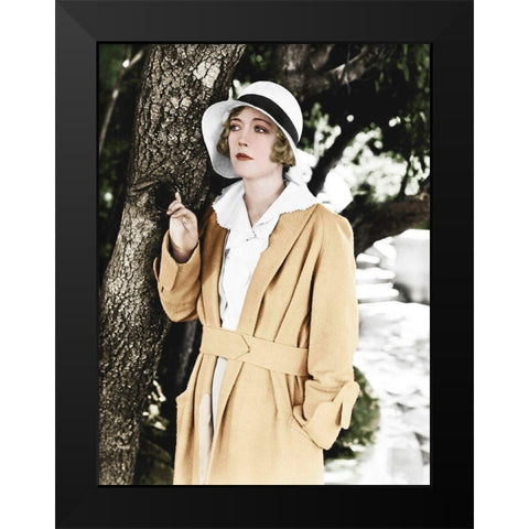 Marion Davies Black Modern Wood Framed Art Print by Hollywood Photo Archive