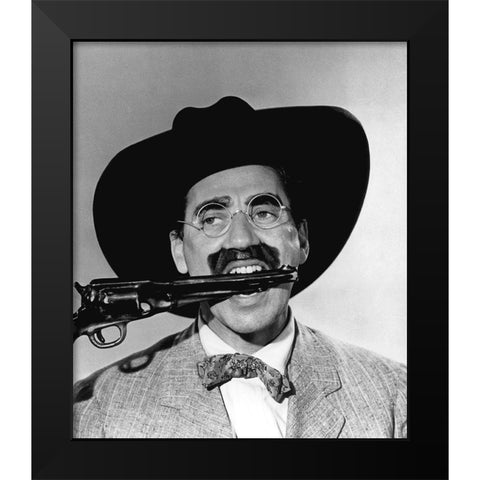 Marx Brothers Black Modern Wood Framed Art Print by Hollywood Photo Archive