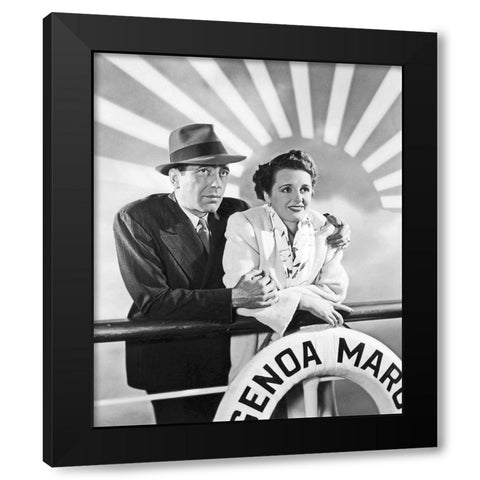 Mary Astor - Across the Pacific Black Modern Wood Framed Art Print by Hollywood Photo Archive