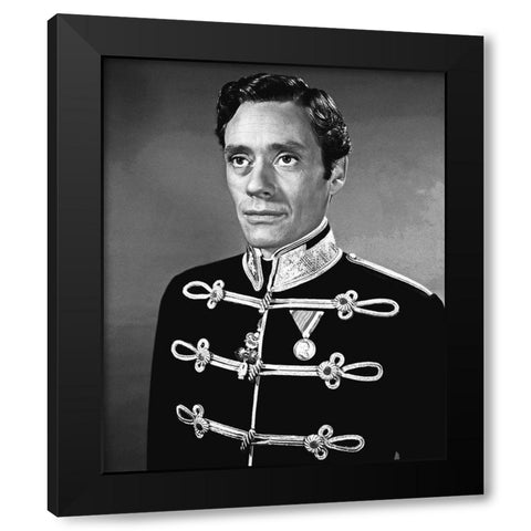 Mel Ferrer Black Modern Wood Framed Art Print by Hollywood Photo Archive