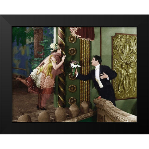 Norma Talmadge - The Lady Black Modern Wood Framed Art Print by Hollywood Photo Archive
