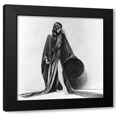 Olive Ann Alcorn Black Modern Wood Framed Art Print with Double Matting by Hollywood Photo Archive