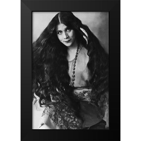 Olive Ann Alcorn Black Modern Wood Framed Art Print by Hollywood Photo Archive