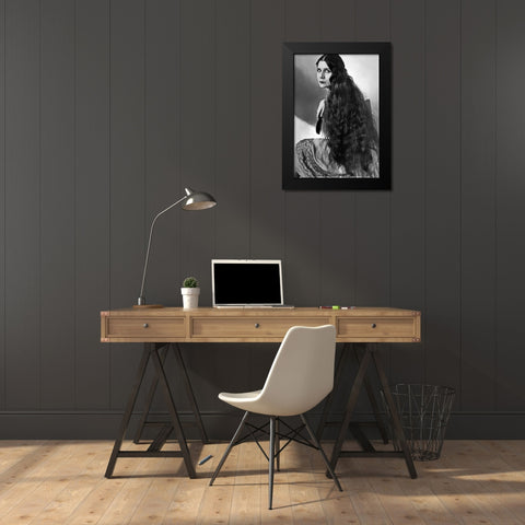 Olive Ann Alcorn Black Modern Wood Framed Art Print by Hollywood Photo Archive