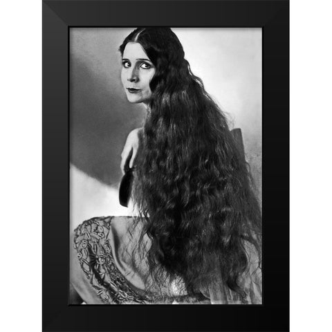 Olive Ann Alcorn Black Modern Wood Framed Art Print by Hollywood Photo Archive