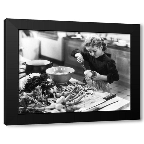 Shirley Temple - Little Princess Black Modern Wood Framed Art Print by Hollywood Photo Archive