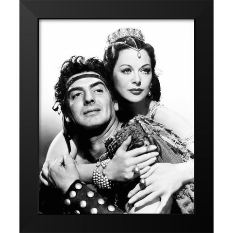 Victor Mature - Samson and Delilah Black Modern Wood Framed Art Print by Hollywood Photo Archive