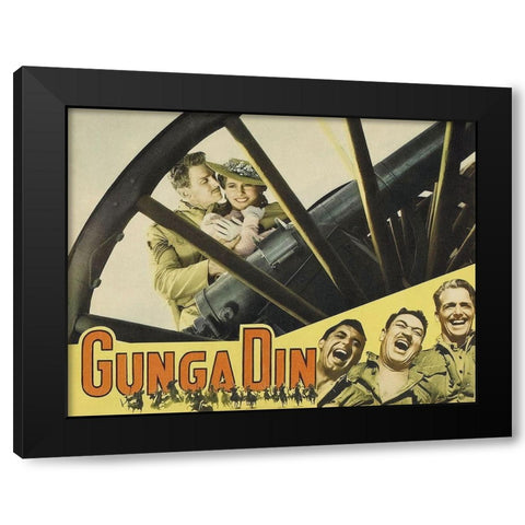 Cary Grant - Gunga Din Black Modern Wood Framed Art Print by Hollywood Photo Archive