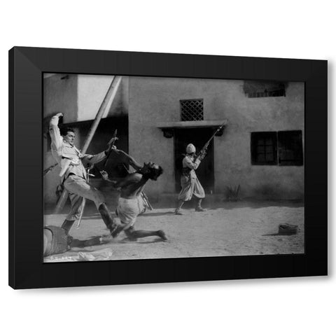 Cary Grant - Gunga Din Black Modern Wood Framed Art Print with Double Matting by Hollywood Photo Archive
