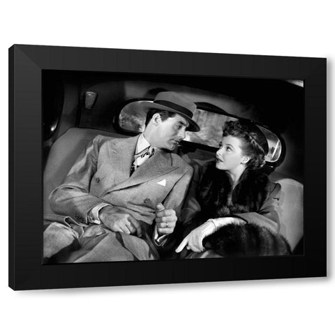 Cary Grant - Mr Lucky Black Modern Wood Framed Art Print by Hollywood Photo Archive