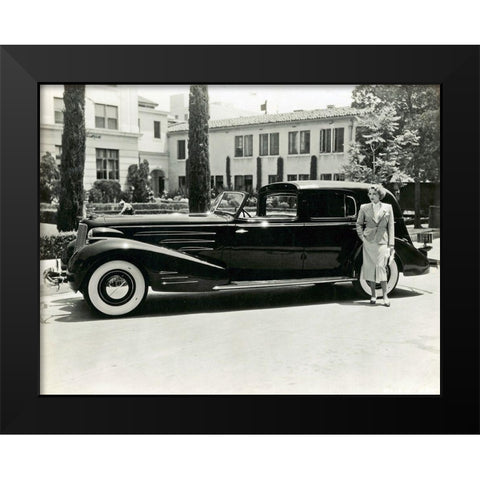Marlene Dietrich, 1935 Black Modern Wood Framed Art Print by Hollywood Photo Archive