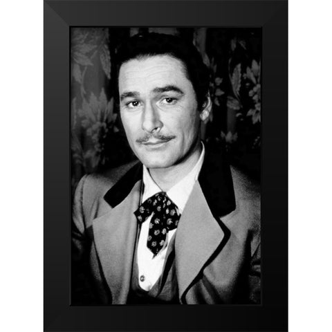 Errol Flynn - San Antonio Black Modern Wood Framed Art Print by Hollywood Photo Archive