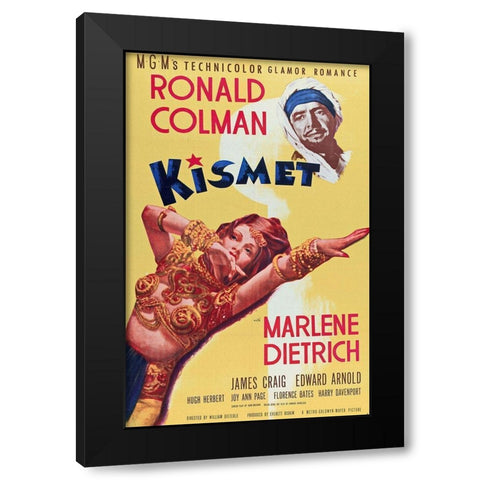 Kismet Black Modern Wood Framed Art Print by Hollywood Photo Archive