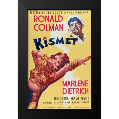 Kismet Black Modern Wood Framed Art Print by Hollywood Photo Archive