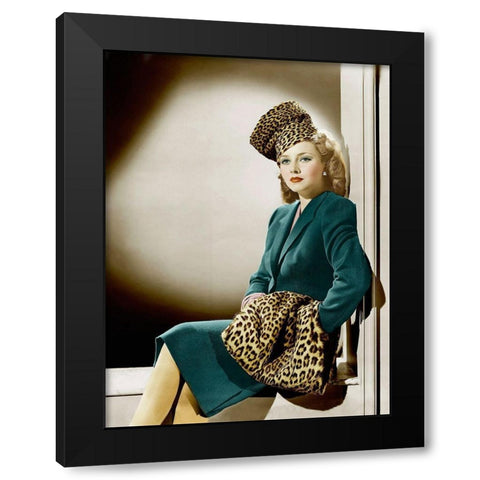 The Return of the Whistler - Lenore Aubert Black Modern Wood Framed Art Print with Double Matting by Hollywood Photo Archive