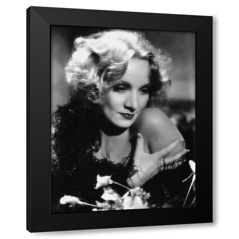 Marlene Dietrich - Shanghai Express Black Modern Wood Framed Art Print by Hollywood Photo Archive