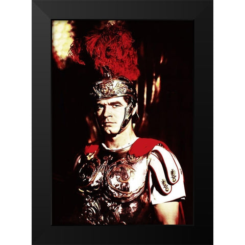 Stephen Boyd Black Modern Wood Framed Art Print by Hollywood Photo Archive