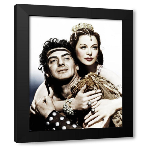 Victor Mature Black Modern Wood Framed Art Print by Hollywood Photo Archive