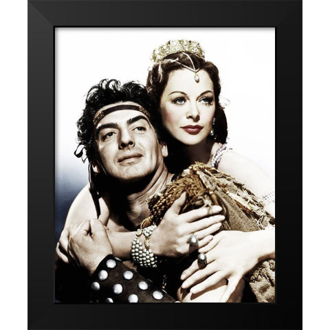Victor Mature Black Modern Wood Framed Art Print by Hollywood Photo Archive