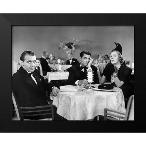 Cary Grant Black Modern Wood Framed Art Print by Hollywood Photo Archive