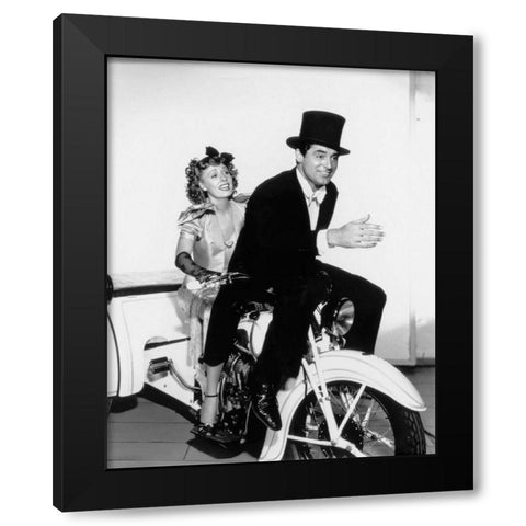 Cary Grant Black Modern Wood Framed Art Print by Hollywood Photo Archive