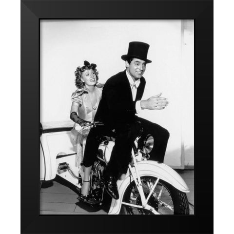 Cary Grant Black Modern Wood Framed Art Print by Hollywood Photo Archive