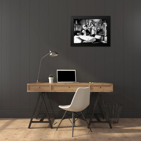Cary Grant Black Modern Wood Framed Art Print by Hollywood Photo Archive