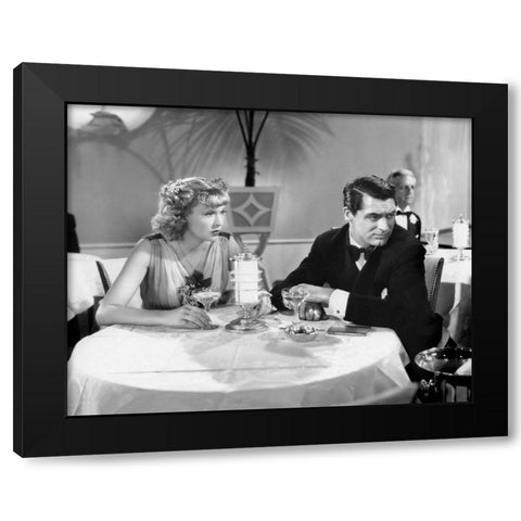 Cary Grant Black Modern Wood Framed Art Print with Double Matting by Hollywood Photo Archive
