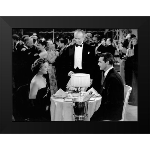 Cary Grant Black Modern Wood Framed Art Print by Hollywood Photo Archive