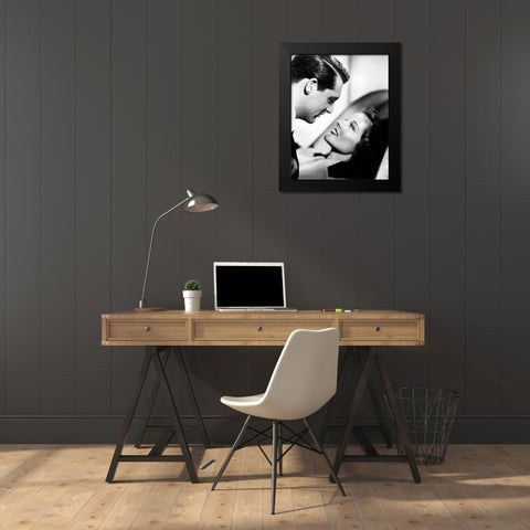 Cary Grant - Bringing Up Baby Black Modern Wood Framed Art Print by Hollywood Photo Archive