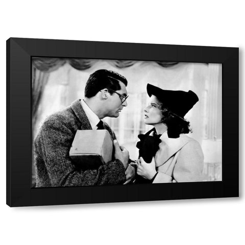 Cary Grant - Bringing Up Baby Black Modern Wood Framed Art Print by Hollywood Photo Archive